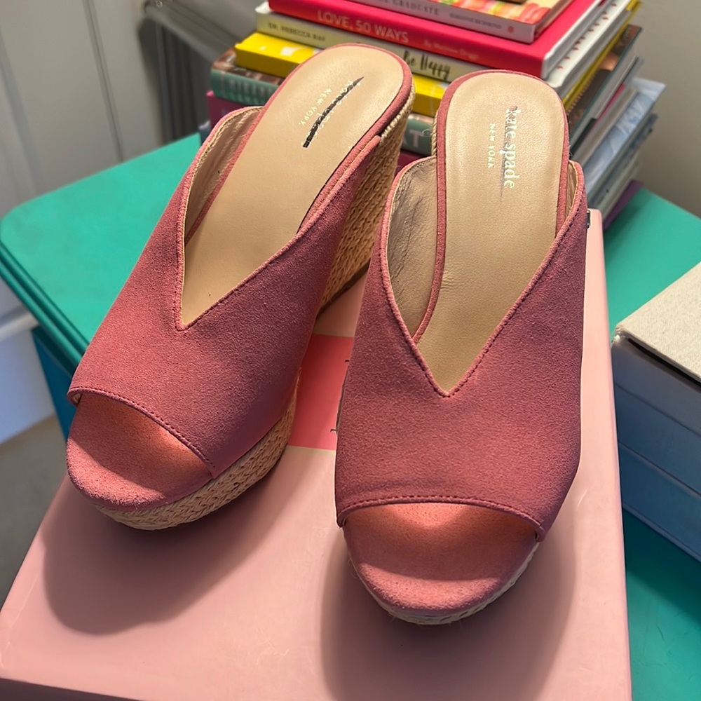 Pink Kate Spade Wedges 8.5M